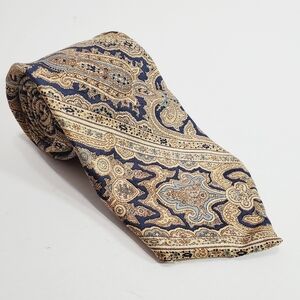 X'Andrini Multicolor Paisley Pattern Men's Silk Neck Tie 57x3.5"